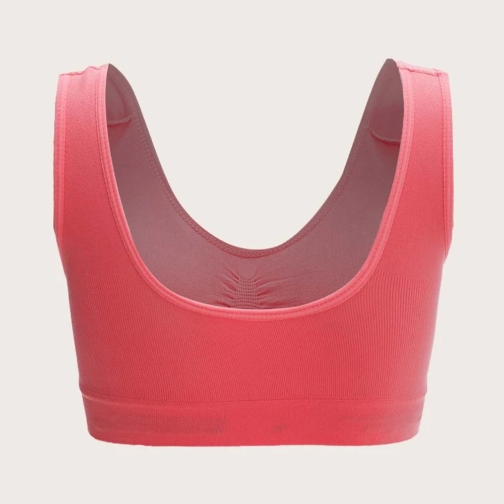 PLUS SIZE WATERMELON PINK HIGH SUPPORT SPORTS… - Picture 2 of 5